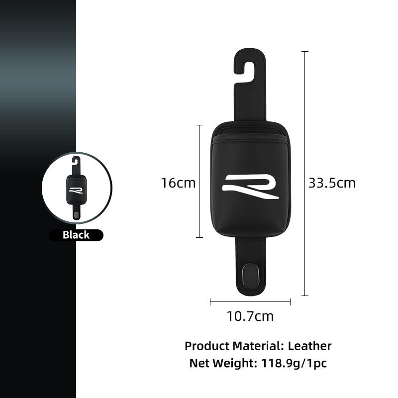 TMBCU1 Car Soft Leather Seatback Water Cup Holder Storage Box For VW R Golf Polo Passat mk5 Scirocco Jetta GTE GTI Tiguan CC Sharan