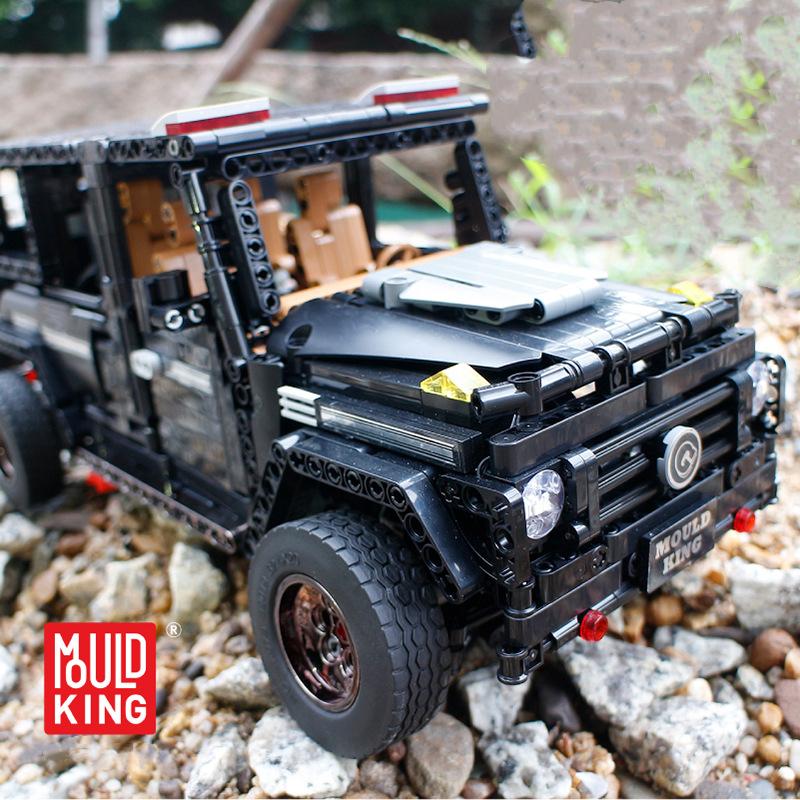 MOULD KING MOC High-Tech The SUV G500 Wagon Off-road Vehicle Truck Model Building Blocks Brick Kids Educational Toys Gifts