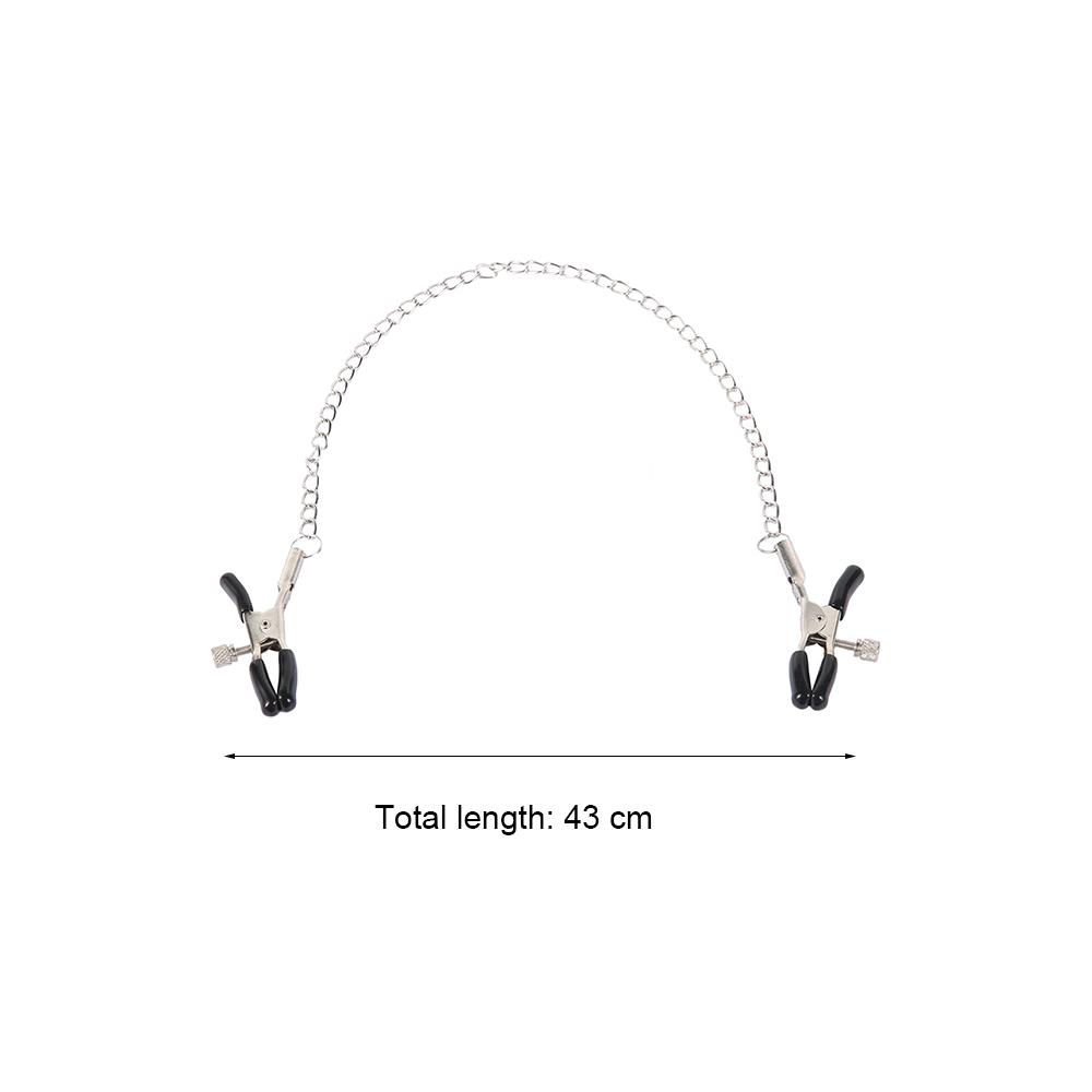 Фетиш игры для взрослых, секс-игрушки для женщин, металлический зажим для сосков с цепочкой, связывание груди, зажим для стимуляции половых губ, массажер БДСМ