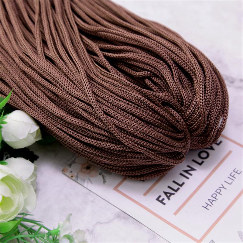 Легкое тело Кристалл средней толщины Шляпная нить Вязаная вручную весенне-летняя хрустальная нить Шерстяная нить Полая нить Подушка для вязания крючком