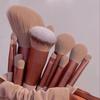 13 PCS Makeup Brushes Set Eye Shadow Foundation Women Cosmetic Brush Eyeshadow Blush Beauty Soft Tools Bag Makeup Brush Set