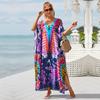 Длинное пляжное платье, накидки для женщин, парео де пляж, купальник, пляжные саронги, купальники, кафтан, пляжная одежда Q1476