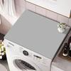 Solid Color Diatom Mud Washing Machine Cover Pad - Water-Absorbing, Non-Slip, Dust & Dirt Resistant Refrigerator or Countertop Mat