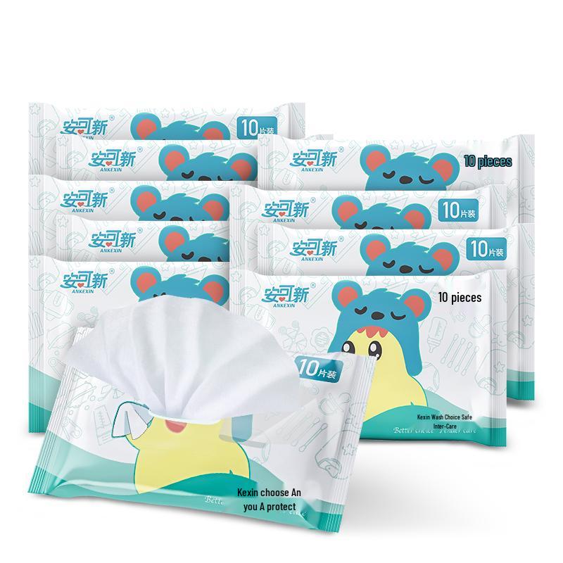 Влажные салфетки для рук и рта Ankexin Baby Pure Water