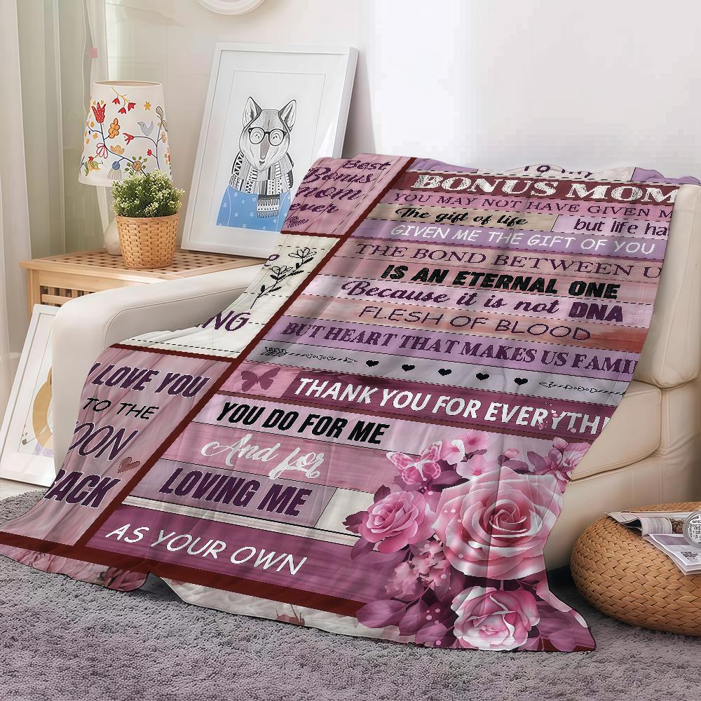Mother Day Gift Blanket Warm And Soft Suitable For Bedroom Living Room Sofa Bed Office Travel Camping