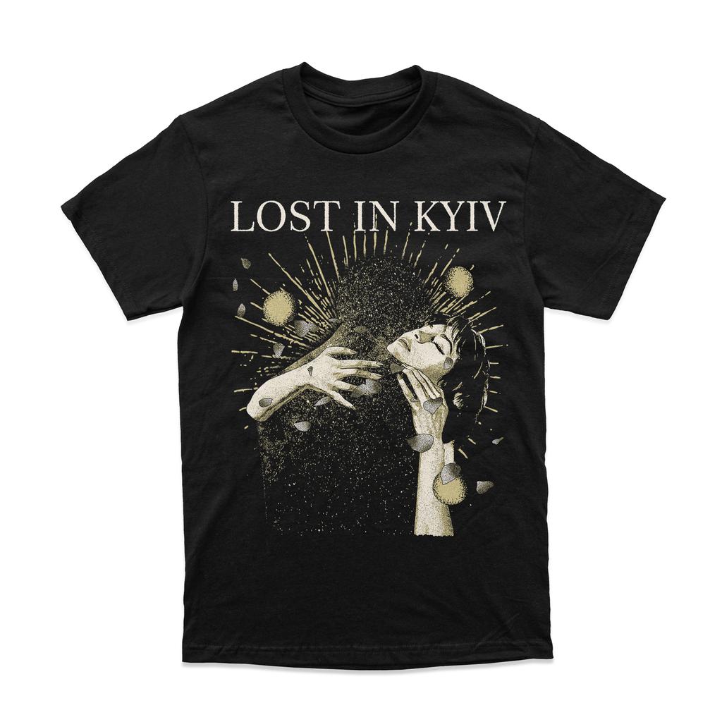 Lost in Kyiv Mask Band TShirt Cotton Graphic Tee Unisex Women Summer Streetwear Top