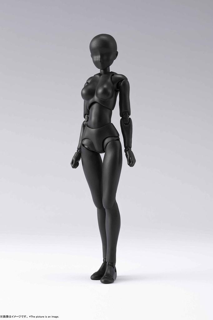 TAMASHII NATIONS DX SET 2 черный цвет 135 мм подвижная фигурка SHFiguarts Body-chan (Твердая версия.) приблизительно. АБС и ПВХ