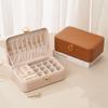 Space Saving Double-Layer Jewelry Storage Box Large Capacity Jewelry Storage Case  Ring