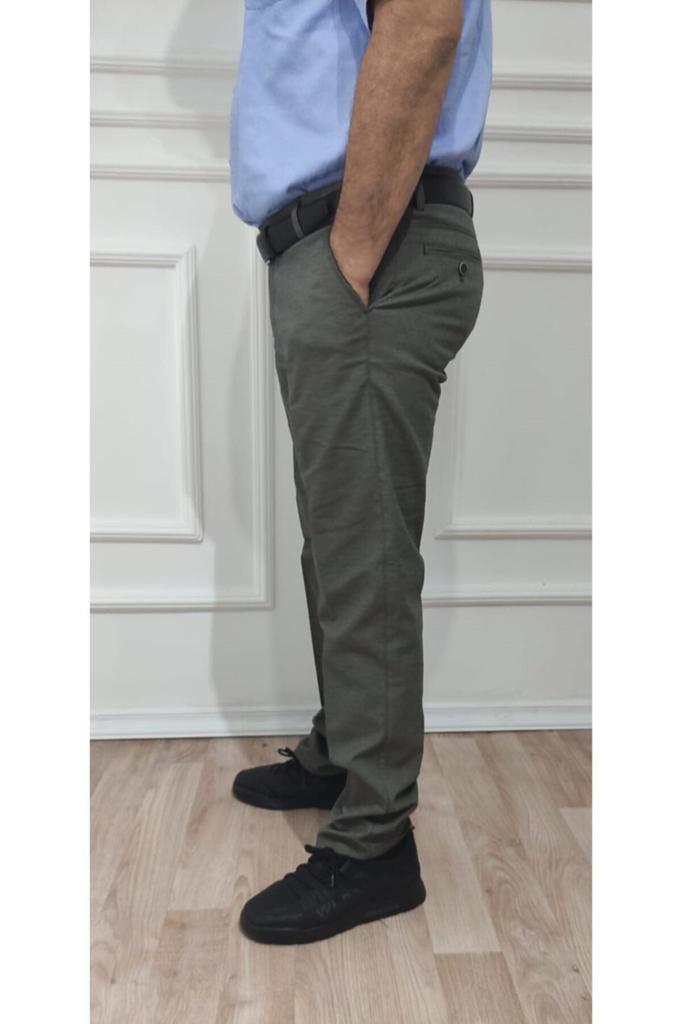 Мужские брюки больших размеров Мужские классические удобные льняные брюки цвета хаки