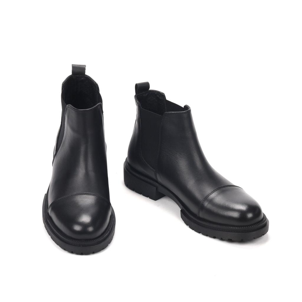 Men's Genuine Leather Rubber Sole Casual Boots Chelsea