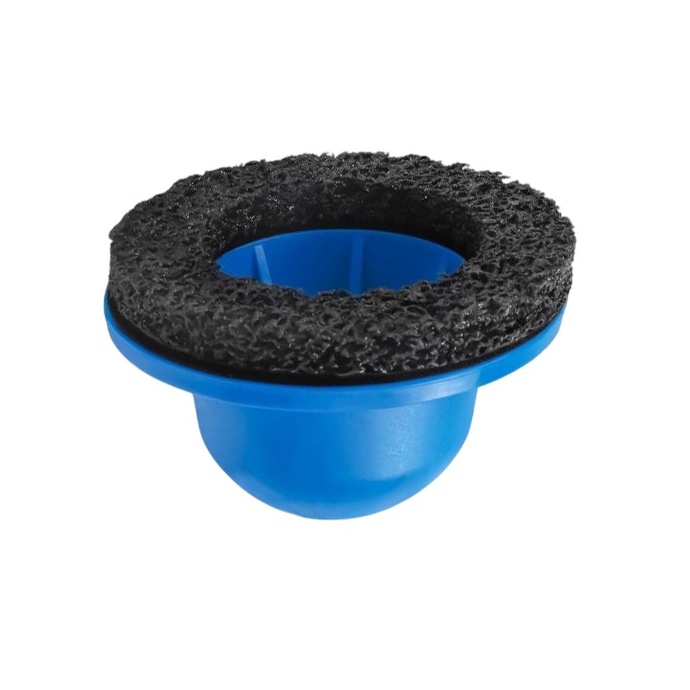 150mm Wheel Hub Grinder Cleaning Brush Tool With Grinding Cup For Car Rim Polishing And Rust Removal ABS Black Blue