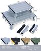iClimb Compact Aluminum Camping Table with a Newly Designed and Folds and Includes a Storage and 30kg Load Capacity Roll-Up Roll-Up Top, Durable,