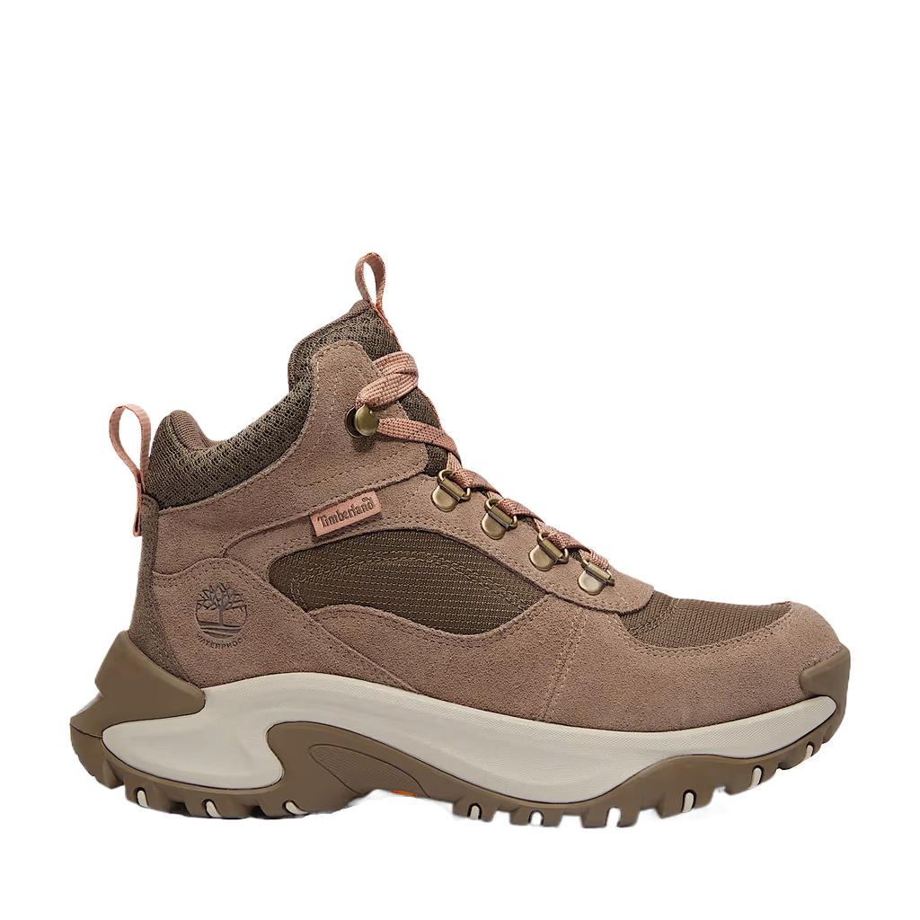 Timberland Maddsen Ткань Кожаный Пик Удобные Классические Простые Ретро Прочные Водонепроницаемые Высокие Ботинки для Хайкинга Женские Ботинки для Хайкинга Коричневый TB0A41Q8ET5