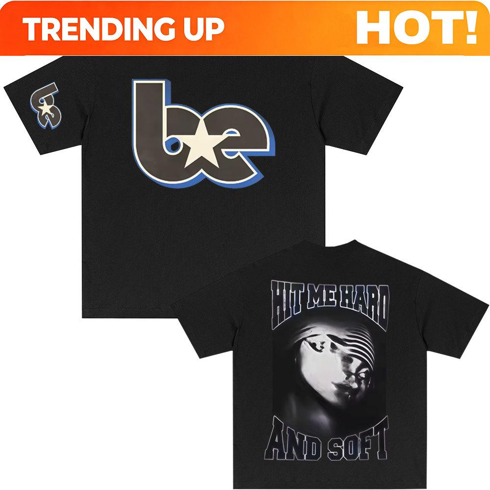 Hit Me Hard and Soft 2025 Hot Sale Merch Fan Gift T Shirt Unisex Unisex Hip Hop Oversized Short Sleeve Tees Fashion Casual Tshirts