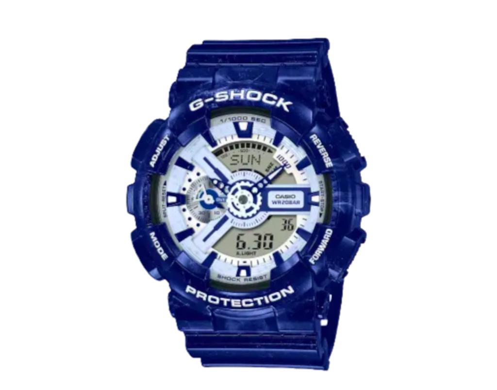 Blue One G-Shock GA110BWP-2A Size, GA110BWP-2A