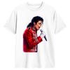 MMichael JJackson Постер Футболка Летние Повседневные Футболки 100% Хлопок Круглый Вырез Оверсайз Одежда Короткий Рукав Y2K Повседневная Футболка