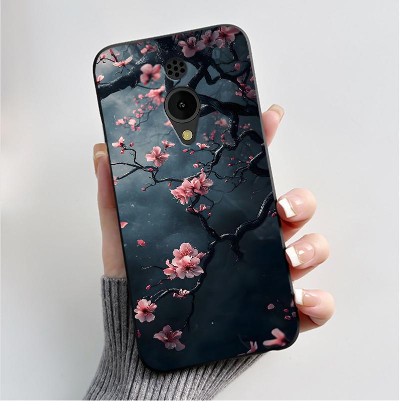 Печатный чехол для телефона Nokia 150 2G 2023 C2 C10 C20 Funda Coque Мягкий силикон Черный корпус Чехол Милый Цветок Мультяшный Корпус Capa