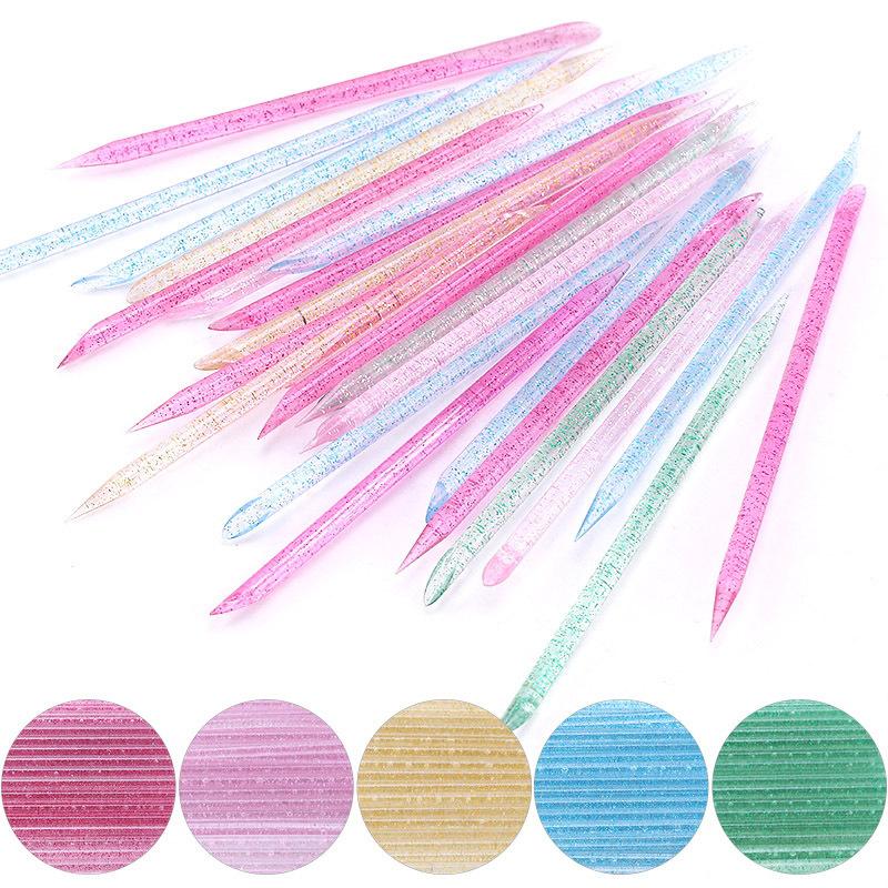 Nail Art Tools, Manicure Cleaning, Acrylic Swab, Double-Ended Dead Skin Push, 50 Bagged Sanding Pens, Point Drill Pens, Dead Skin Forks