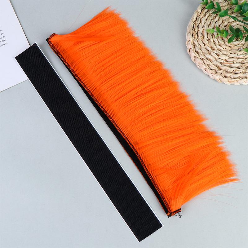 Punk Mohawk Synthetic Wigs Colorful Helmet Decorations For Motorcycle Bicycle Accessories Reusable Hair Stylish Riders