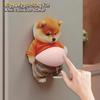 2 шт. Милый пес Сиба-ину Кошка Наклейка на живот С мягким розовым фоном Силиконовая самоклеящаяся наклейка Для телефона Украшение автомобиля