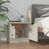 Nightstands 2 pcs Concrete Grey 40 x 39 x 40 cm