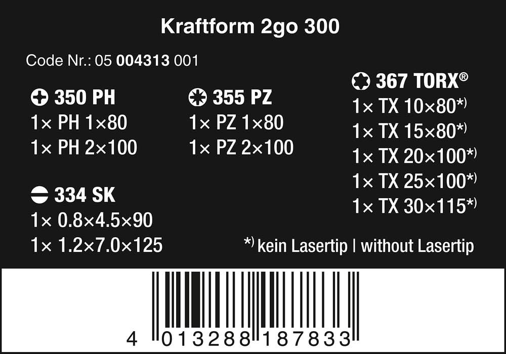 Wera 05004313001 Набор отверток "Wera 2go"