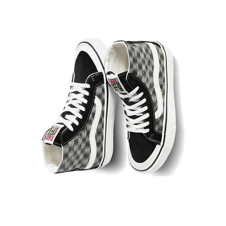 Vans Sk8 138 Decon Sf Высокие кеды для скейтбординга Черно-белая клетка Унисекс Кеды для скейтбординга VN0A3MV1WOJ