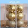Christmas Pendants Decorations Atmosphere Ball With Metallic Surface For Home Decor And Holiday Celebration