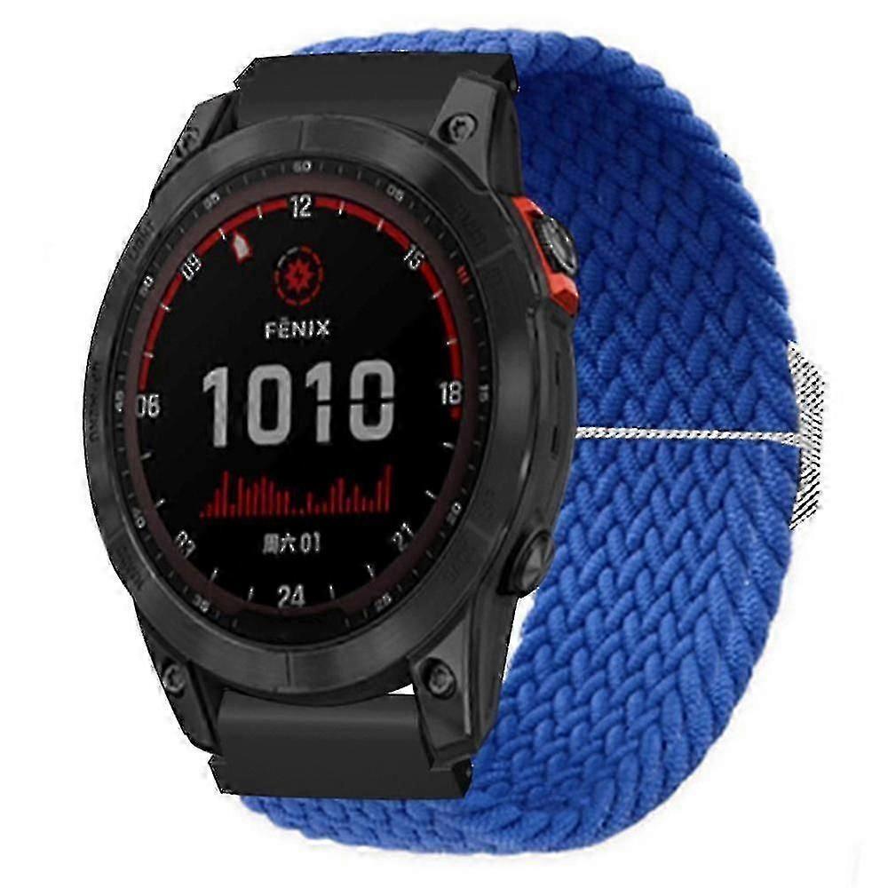 Stretchy Nylon Watch Strap Sport Wristband For Garmin Fenix 7S / 6S / 5S, with 20mm PC Connector JKW