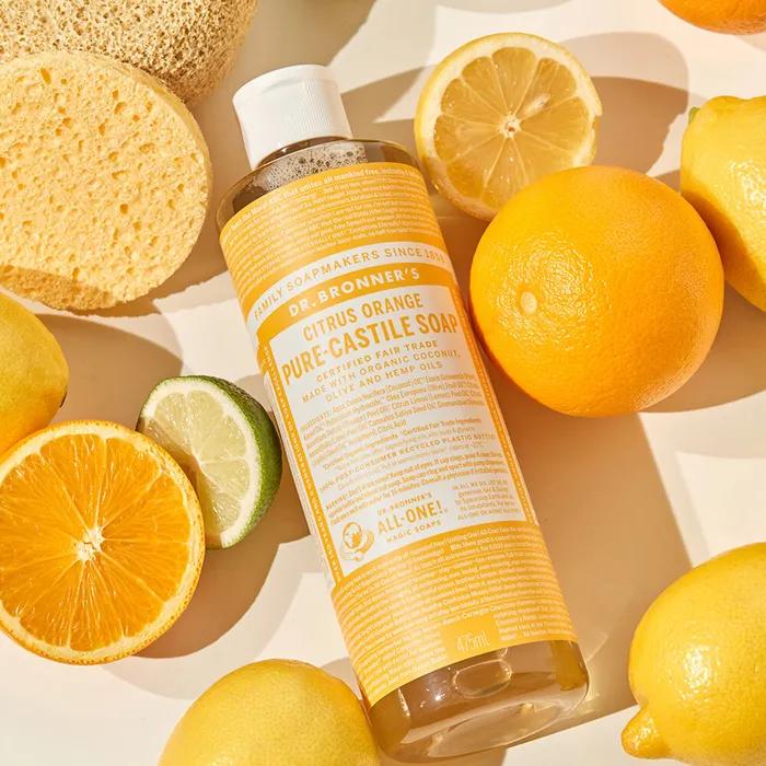 [Face & Body Cleanser]_Citrus Orange Pure Castile Soap 240ml
