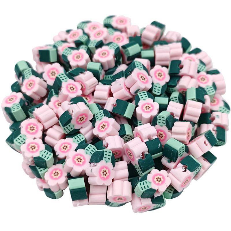 DIY для изготовления ювелирных изделий оптом 20 шт. мягкие глиняные свободные бусины кулон цветок слон сердце ожерелье браслет бусины