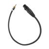 JORINDO XLR Female to 3.5mm 1 8in Male Microphone Cable Balanced Signal Interconnection CordJD6025‑0.5m   1.6ft