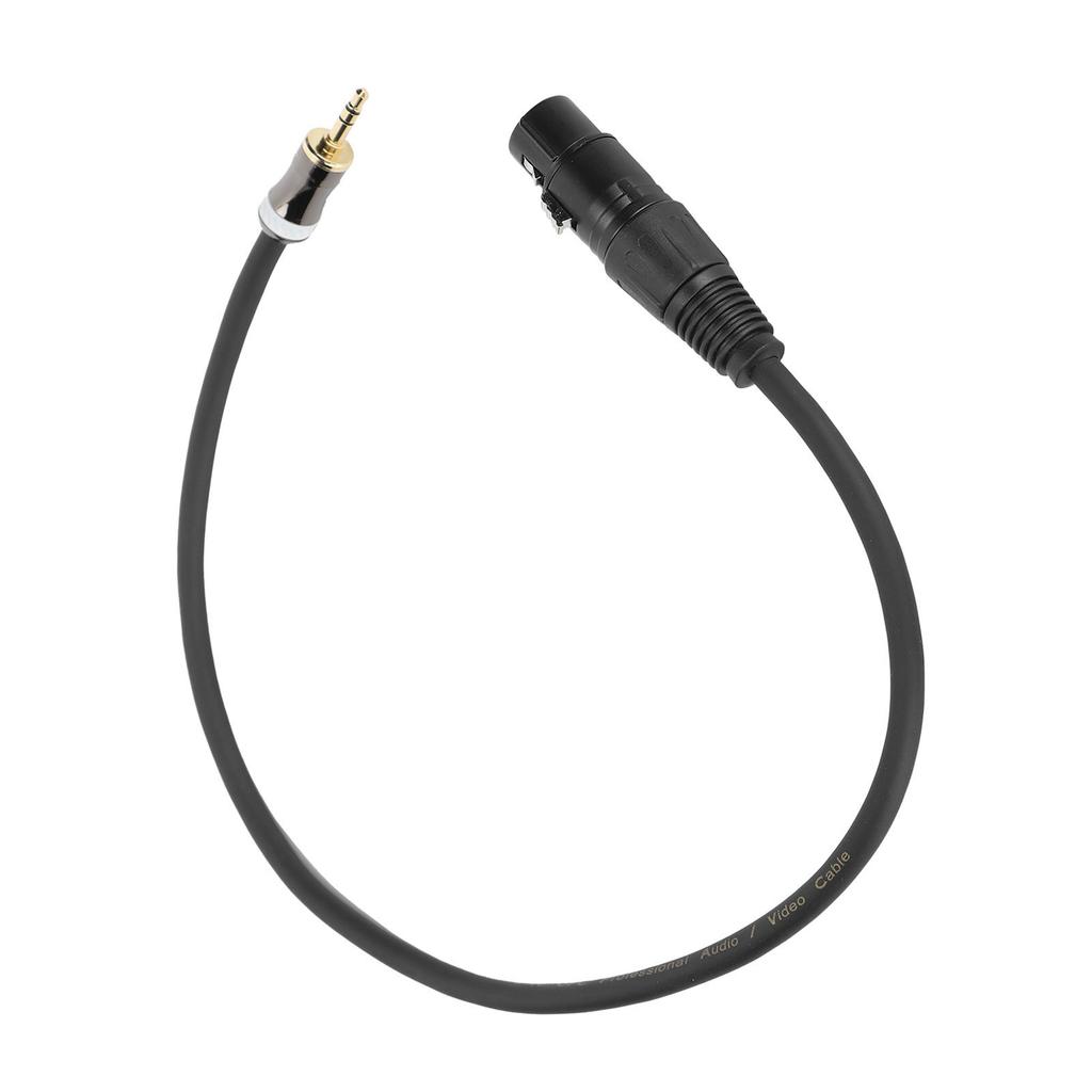 JORINDO XLR Female to 3.5mm 1 8in Male Microphone Cable Balanced Signal Interconnection CordJD6025‑0.5m 1.6ft