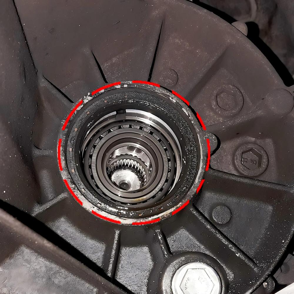 2 шт. Сальник привода коробки передач передней оси Уплотнительное кольцо полуоси Большой фланец Для Ibiza 6L Leon 1M Toledo Altea 5P A1 8X A2 8Z A3 8P Q3 8U TT 8J