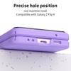 Защитный чехол для телефона Samsung Galaxy Z Flip 3 Flip 4, четырехугольный одноцветный чехол «все включено»