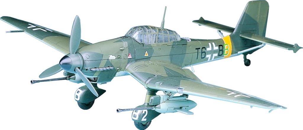 Doyusha Ju87 Stuka Штурмовик Пластиковая Модель 1/72 G-1 Противотанковый