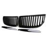 Car Front Bumper Grille Glossy Grille For Bmw 3 Series E90 E91 Pre-Facelift 2005 2006 2007 2008 Frony Kidney Hood Racing Grill