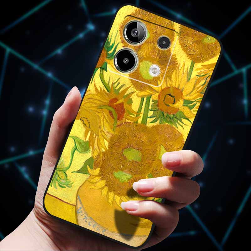 3D Цветочные тисненые чехлы для Redmi Note 13 Чехол Note13Pro 5G Мягкие силиконовые чехлы для телефона для Redmi Note 13 Pro Plus Задняя крышка Сумка
