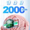 KW42 Octopus Fan Portable 360 ° Adjustable Detachable Baby Cart Fan with Night Light Outdoor Camping Home Use.