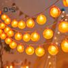Декоративные гирлянды Мягкий свет Не бликующий Многофункциональный Работающий от батареек Гирлянда в виде апельсиновых долек Светодиодные подвесные лампы
