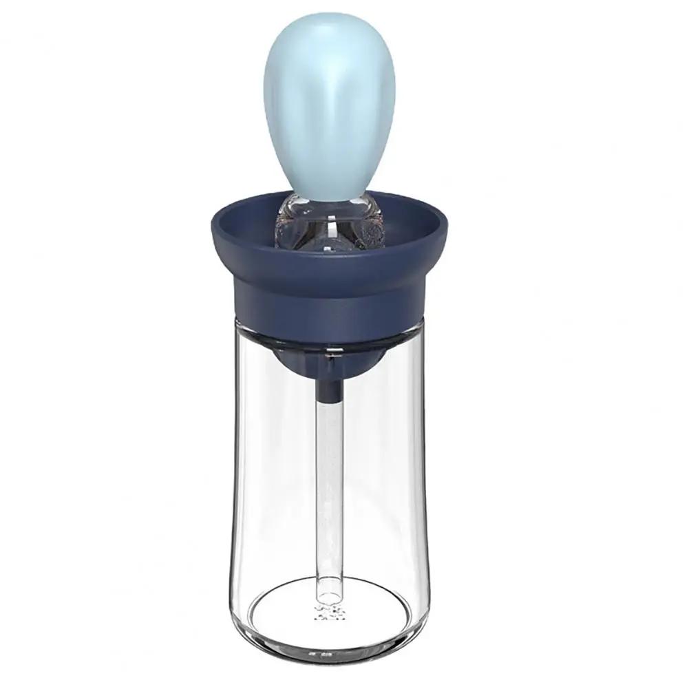 Measurable Seasoning Container Oil Bottle Kitchen Silicone Quantitative Outdoor with Brush Barbecue Spray Bottle Cooking Tools
