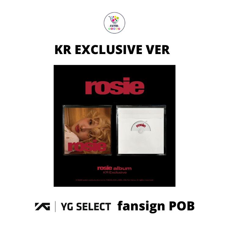 Blackpink ROSE первый студийный альбом rosie KR Exclusive