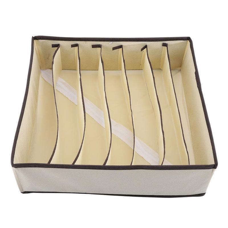 Portable Foldable Divider Storage Box Case Container for Bra Underwear Sock