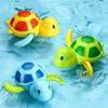 Милая мультяшная черепаха, заводная игрушка для воды, игрушки для купания для малышей, заводная игрушка-животное, черепаха, для малышей, младенцев