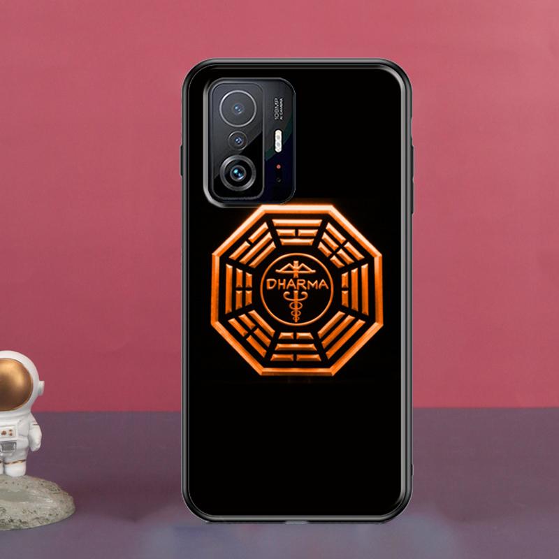 Логотип lost tv dharma initiative для POCO X5 X3 F5 Pro X4 F4 GT M5s C40 F3 Чехол для Xiaomi 13 Lite 12 11T 12T Pro 12X Чехол