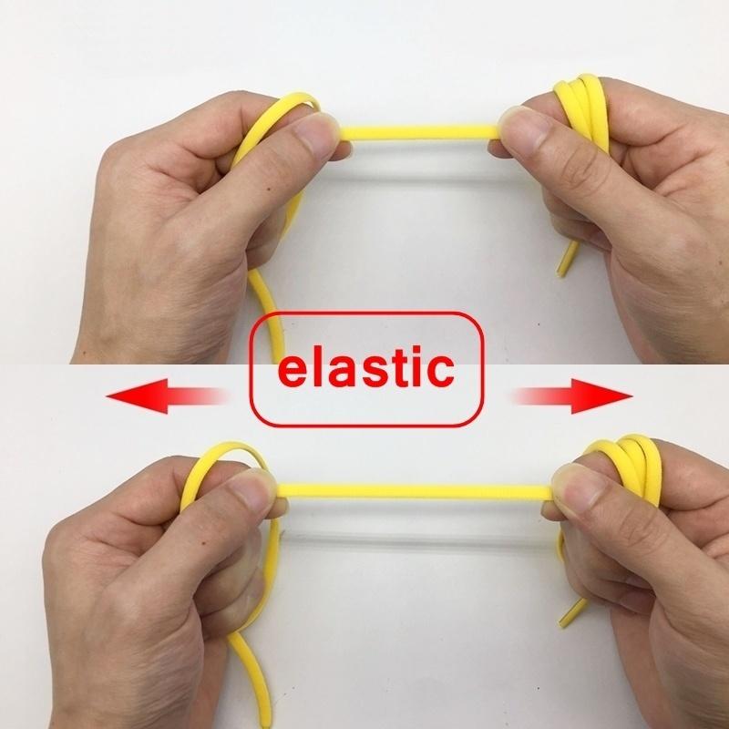 Elastic No Tie Shoelaces Flat Laces with Metal Lock for Sneakers Easy To Wear for Kids and Adults