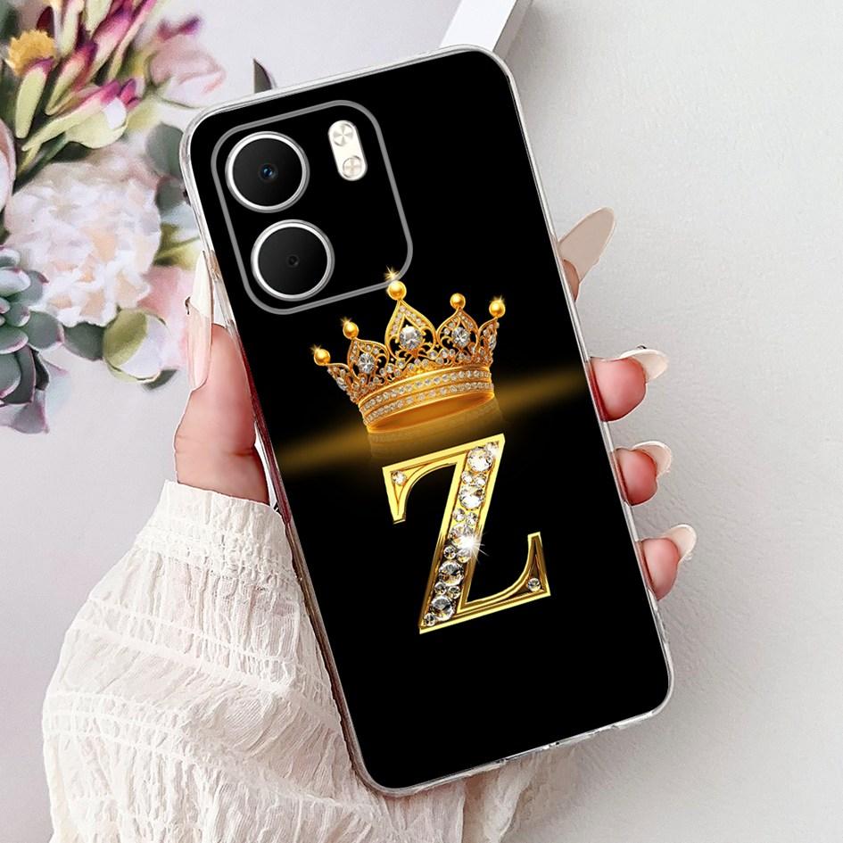 Для OPPO A5x 4G Чехол CPH2725 Обложка Роскошные Буквы Короны Мягкий Силикон Прозрачные Чехлы для Телефона Для OPPO A5x Coque A 5x 2025 Funda