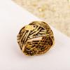Latest Hot Brand Vintage Women's Rings Luxury Jewelry For Women Rattan Shape Designer Fashion Copper Lady Party Rings