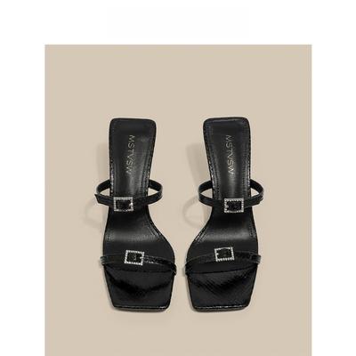 Мода 2025Новые туфли на высоком каблуке Женские тапочки Элегантная дизайнерская обувь Модные шлепанцы Летние туфли-лодочки Вьетнамки Сексуальные