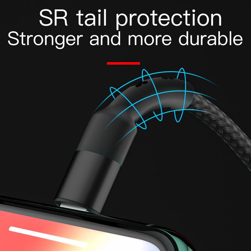 PD 60W USB-C to USB-C Fast Charger Cable Nylon Braided USB Type C Data Sync Wire Cord for Android Computer Use for Samsung
